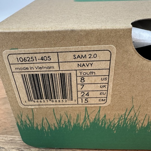 New NIB Little Kids Plae Sam 2.0 Navy Athletic Casual Sandals‎ Shoes Size 8 C